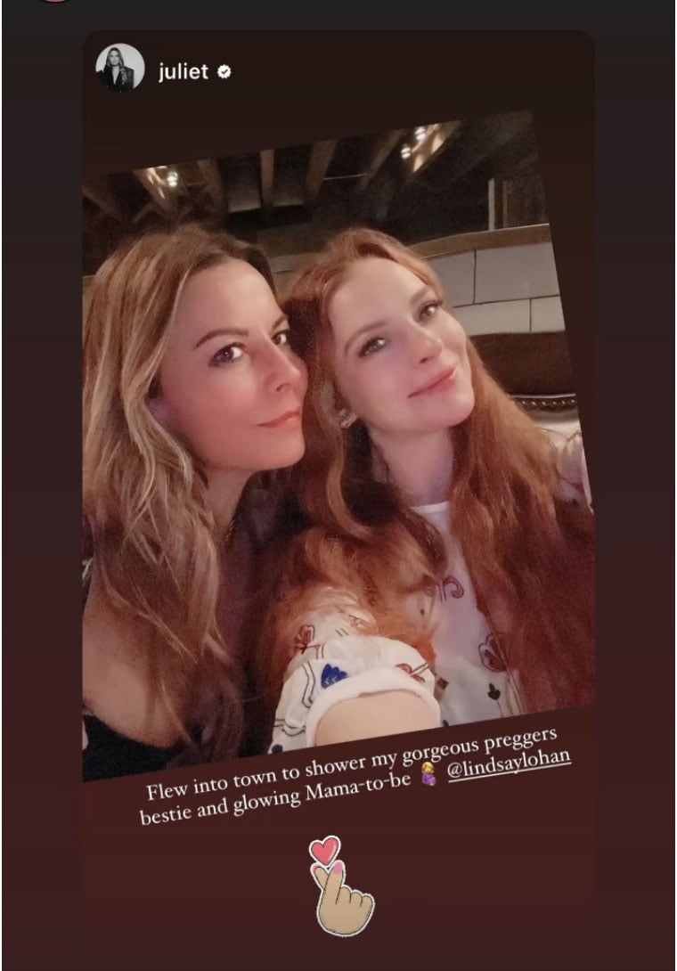 Lindsay Lohan celebrates baby shower with close friends and family