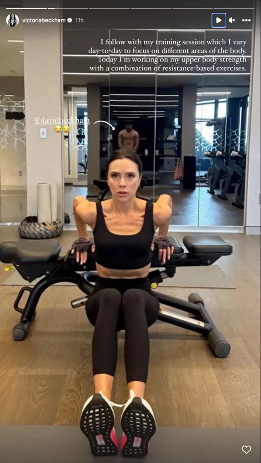 Victoria Beckham gives a look into her ‘strength training phase’ straight from gym