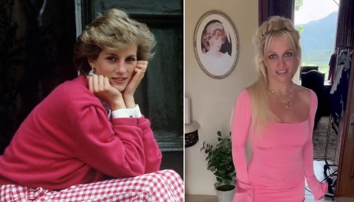 Britney Spears’ fans spot a portrait of Princess Diana in her video