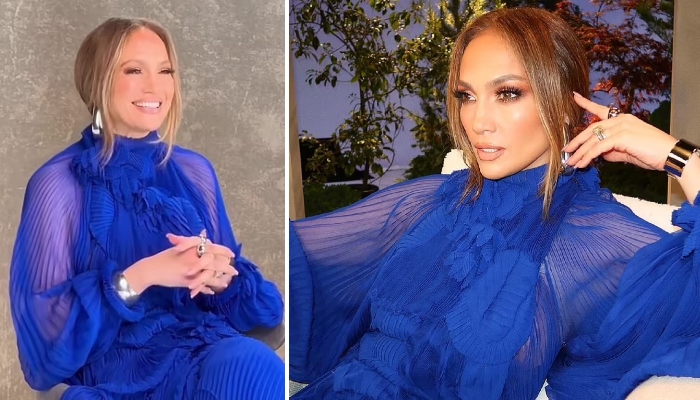Jennifer Lopez oozes glamor as she promotes her Netflix film ‘The Mother’