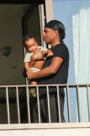 ASAP Rocky gives fans rare look at his and Rihanna’s son in Paris