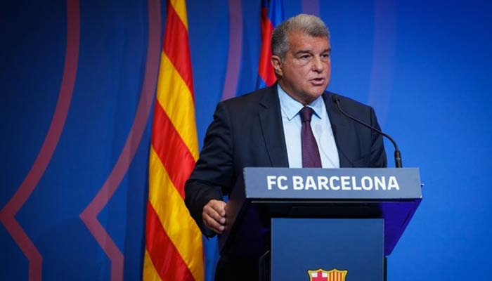 Joan Laporta. — Twitter/@FCBarcelona_cat