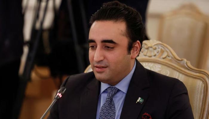 Foreign Minister Bilawal Bhutto-Zardari speaks during a meeting with Russias Foreign Minister Sergei Lavrov in Moscow, Russia, January 30, 2023. — Reuters