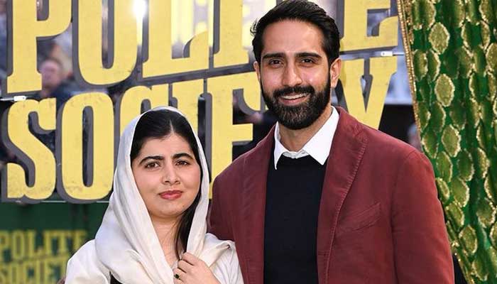 Malala Yousafzai and husband Asser Mali. — Instagram/@malala