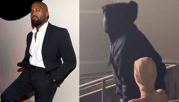 Kanye West goes incognito at Fear Of God fashion show in LA