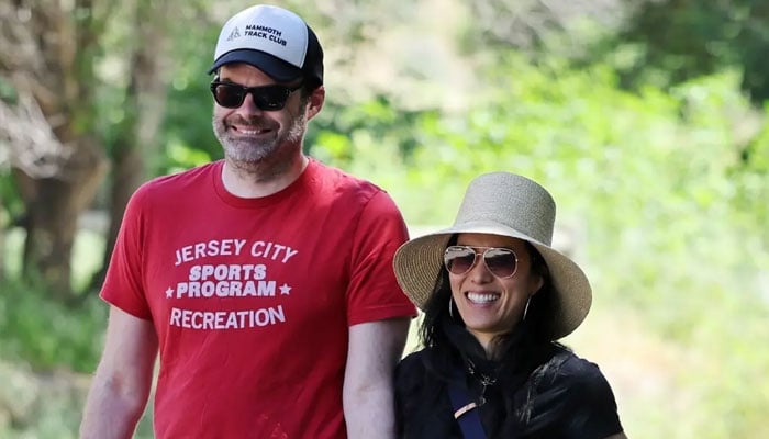 Bill Hader, Ali Wong hit the trails following reunion. PHOTO: Pagesix
