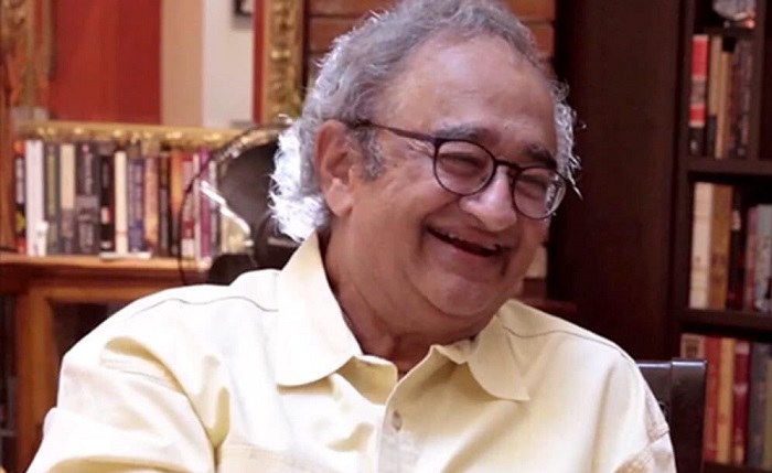 Tarek Fatah gestures during an interview in this undated photo. — Twitter/File