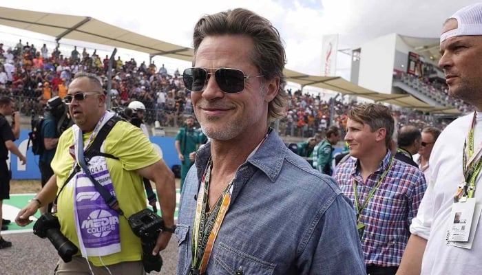 Brad Pitt set to race Lewis Hamilton in British Grand Prix for new F1 movie