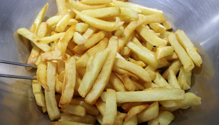 Fries are pictured at the Tram de Boitsfort stand in Brussels, Belgium. — Reuters/File