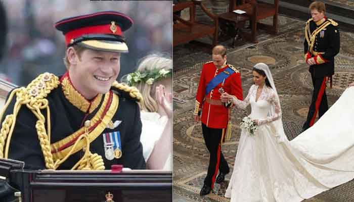 Prince Harrys ex Chelsy Davy stopped him making joke about Kate Middleton killer legs at wedding