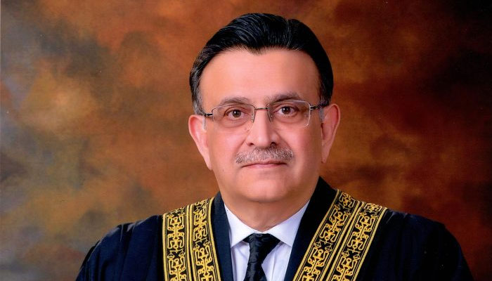 Chief Justice of Pakistan Umar Ata Bandial. — Files/SC website