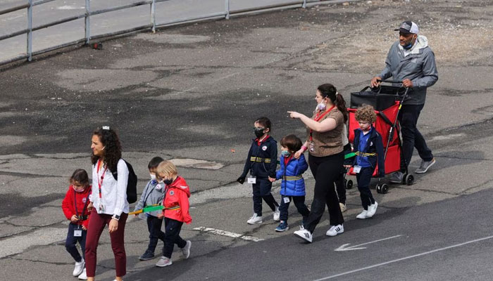 Children are seen walking in Manhattan, New York City. — Reuters/File