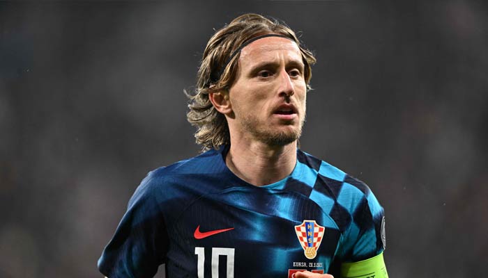 Luka Modric runs during the UEFA Euro 2024 qualifier football match between Turkey and Croatia at Bursa Metropolitan Stadium, on March 28, 2023. — AFP