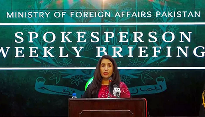 Foreign Office Spokesperson Mumtaz Zahra Baloch. —Foreign Office/File