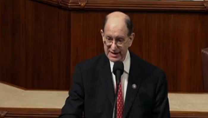 American Congressman of the Democratic Party Brad Sherman addressing the House of Representatives on Saturday, April 29, 2023. — Twitter screengrab/BradSherman