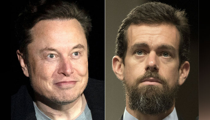 CEO of SpaceX and Twitter Elon Musk (L) and former CEO of Twitter Jack Dorsey. — AFP/File