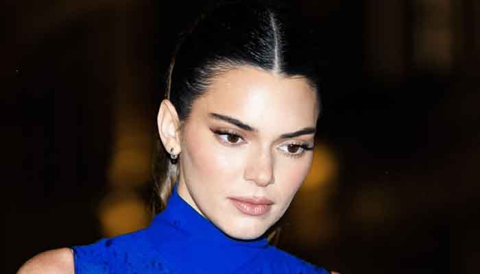 Kendall Jenner turns heads in sheer blue dress as romance with Bad Bunny heats up