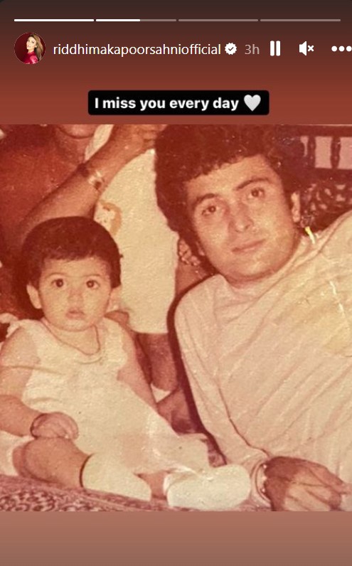 Neetu Kapoor, Riddhima remember late Rishi Kapoor on his death anniversary