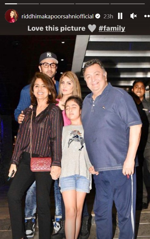 Neetu Kapoor, Riddhima remember late Rishi Kapoor on his death anniversary