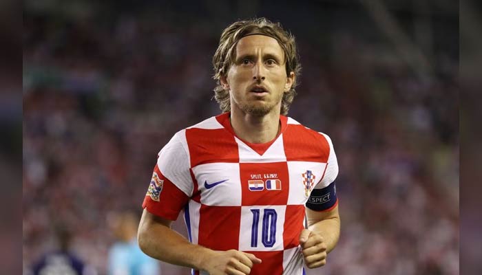 Luka Modric during a match between Croatia and France at Stadion Poljud in Split, Croatia on June 6, 2022. — Reuters