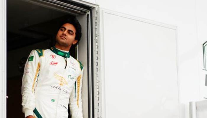British-Pakistani motorsports racing driver Enaam Ahmed. — Twitter/@Enaammotorsport