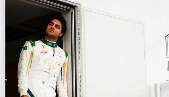 British-Pakistani motorsports racing driver Enaam Ahmed. —Twitter/Enaammotorsport