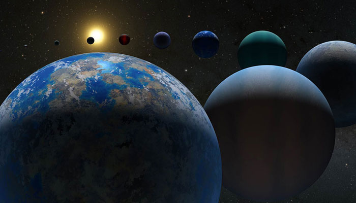 A variety of possibilities are shown in this illustration showing exoplanets. — Nasa/File