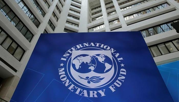 The International Monetary Fund logo is seen during the IMF/World Bank spring meetings in Washington, US, April 21, 2017. — Reuters