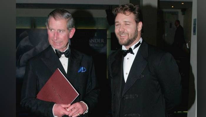 Russell Crowe dishes on why he’s banned from King Charles III’s coronation