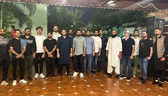 Former Pakistan cricket team captain shares pictures of the gathering on Twitter. — Twitter/SAfridiOfficial