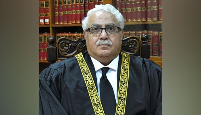 Justice Mazahar Ali Akbar Naqvi.  — SC website/file