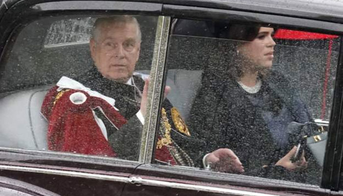 Princess Eugenie rescues Prince Andrew from booing at King Charles coronation