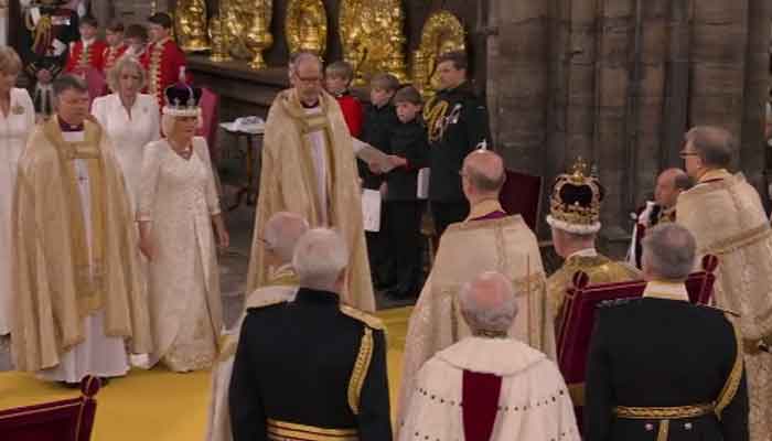 King Charles smiles as he fulfils his promise to Camilla