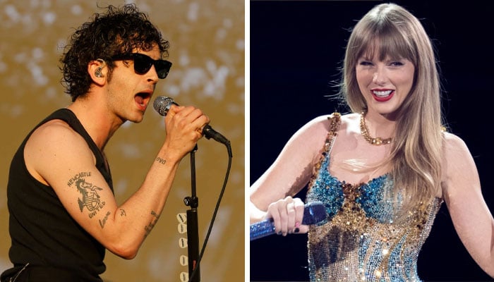 Taylor Swift, Matty Healy give rumoured romance a nod in their concerts