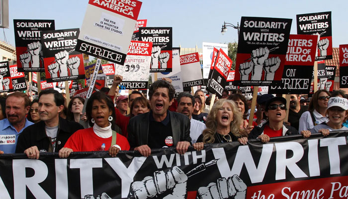 Hollywood showrunners stand united with wrtiers amid WGA strike
