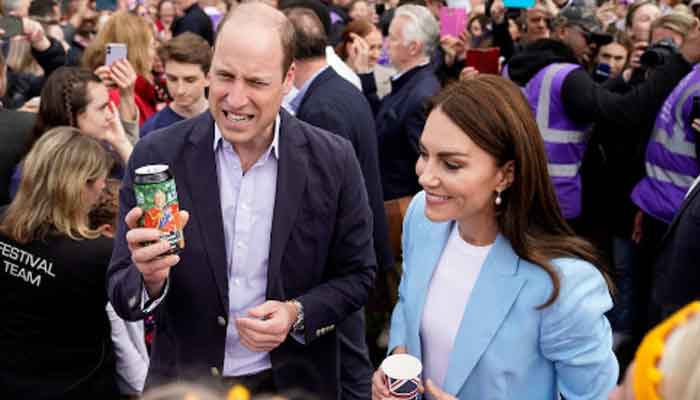 Prince William, Kate Middleton sip unknown drink trustingly during street party