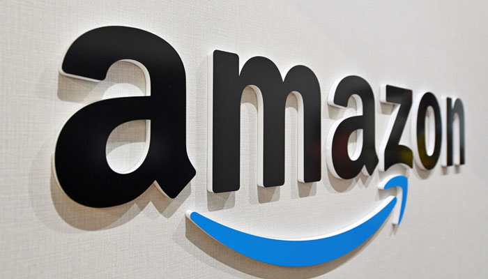 This picture shows the Amazon logo, a major online shopping company, in Amagasaki, Hyogo prefecture. — AFP/File