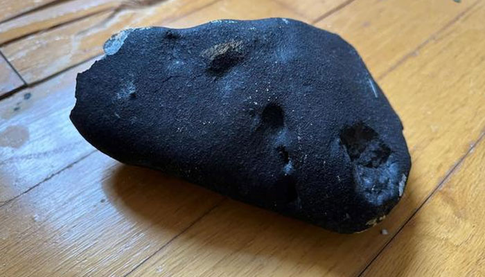 A photo of the object was provided by the police on May 9, 2023. — CBS News