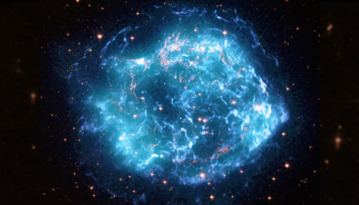 An artistic illustration shows a deep-space stellar explosion. — Nasa/File