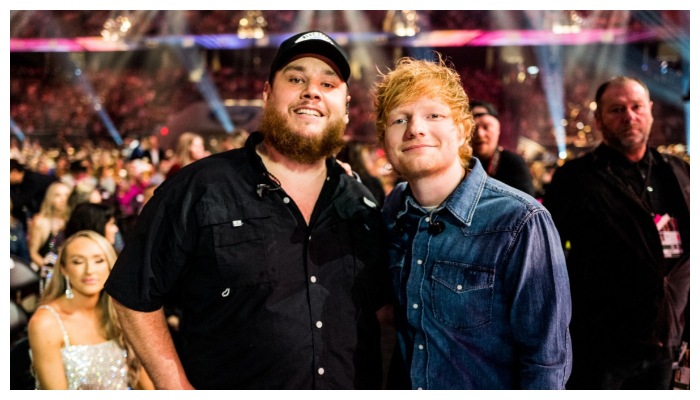 Ed Sheeran performs ‘Life Goes On’ with Luke Combs at ACM Awards