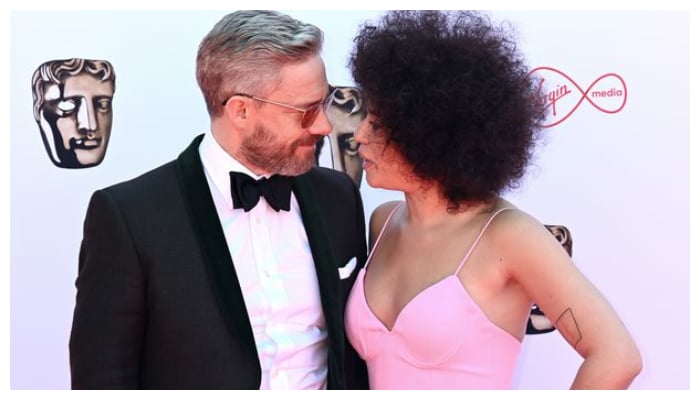 Martin Freeman and girlfriend Rachel Mariam grace the Vogue x Netflix BAFTA Television awards celebration