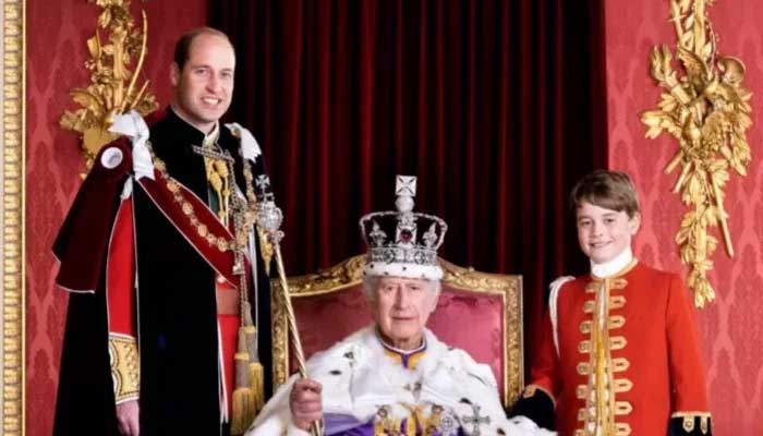 Only celebrity who likes royal portrait featuring Charles and two future kings