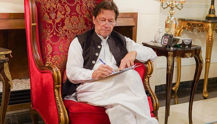 An undated image of Pakistan Tehreek-e-Insaf Chairman Imran Khan. — Instagram/@imrankhan.pti