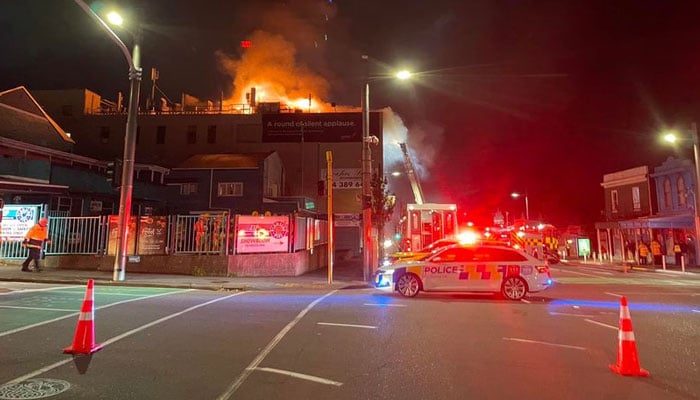 Firefighters rushed to the scene of the blaze in central Wellington in the early hours of Tuesday morning. dailyrecord.co.uk