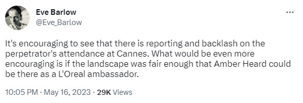 Amber Heard pal slams Cannes for ‘supporting rapists’ after Johnny Depp appearance