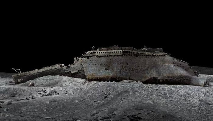 The digital scan released on May 17, 2023, provides a unique 3D view of the entire ship. — Atlantic Productions/Magellan