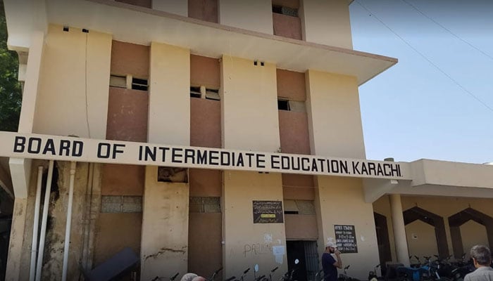 Board of Intermediate Education Karachi (BIEK) building. — Facebook/@BIEK Official