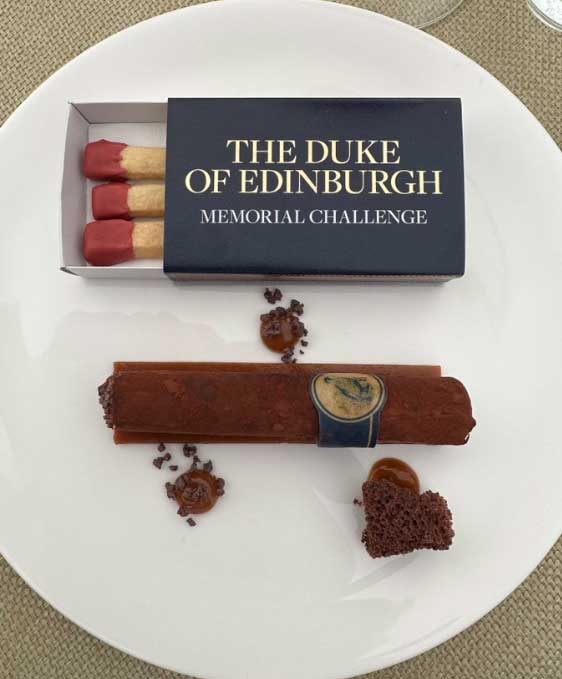Photo of the pudding shared by Charles Spencer