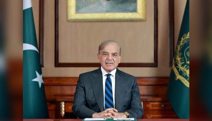 An undated photograph of Prime Minister Shehbaz Sharif. — Twitter/@PakPMO