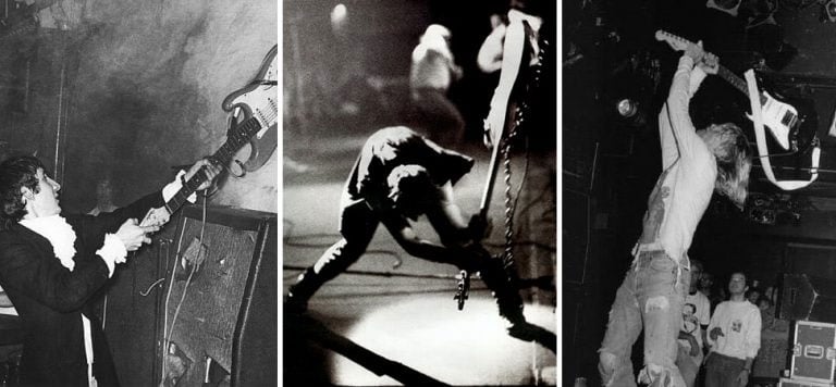 Pete Townsend, Joe Strummer dan Kurt Cobain menghancurkan alat musik karena mereka yakin itu Kerrang.  Twitter